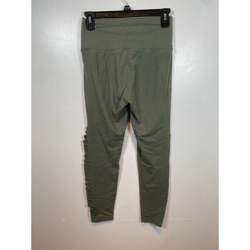 AERIE OFFLINE Distressed Sage Green High-Waist Seamless Women's Leggings Medium